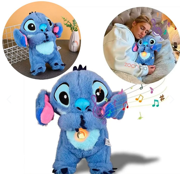 PELUCHE STITCH RESPIRA Y MUEVE SUS OREJA