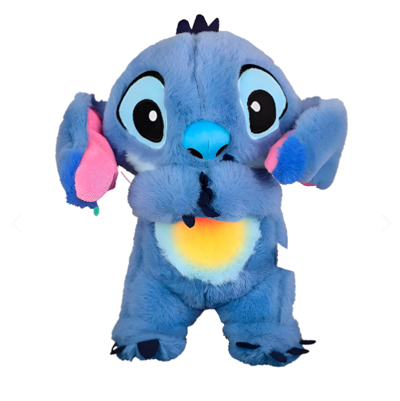 PELUCHE STITCH RESPIRA Y MUEVE SUS OREJA